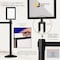 Montour Line Stanchion Sign Frame, Black, 8 1/2 in Length, Black, Indoor / Outdoor HDSF-8511-V-BK - alternate 2